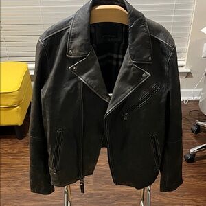 Banana Republic Black Leather Jacket